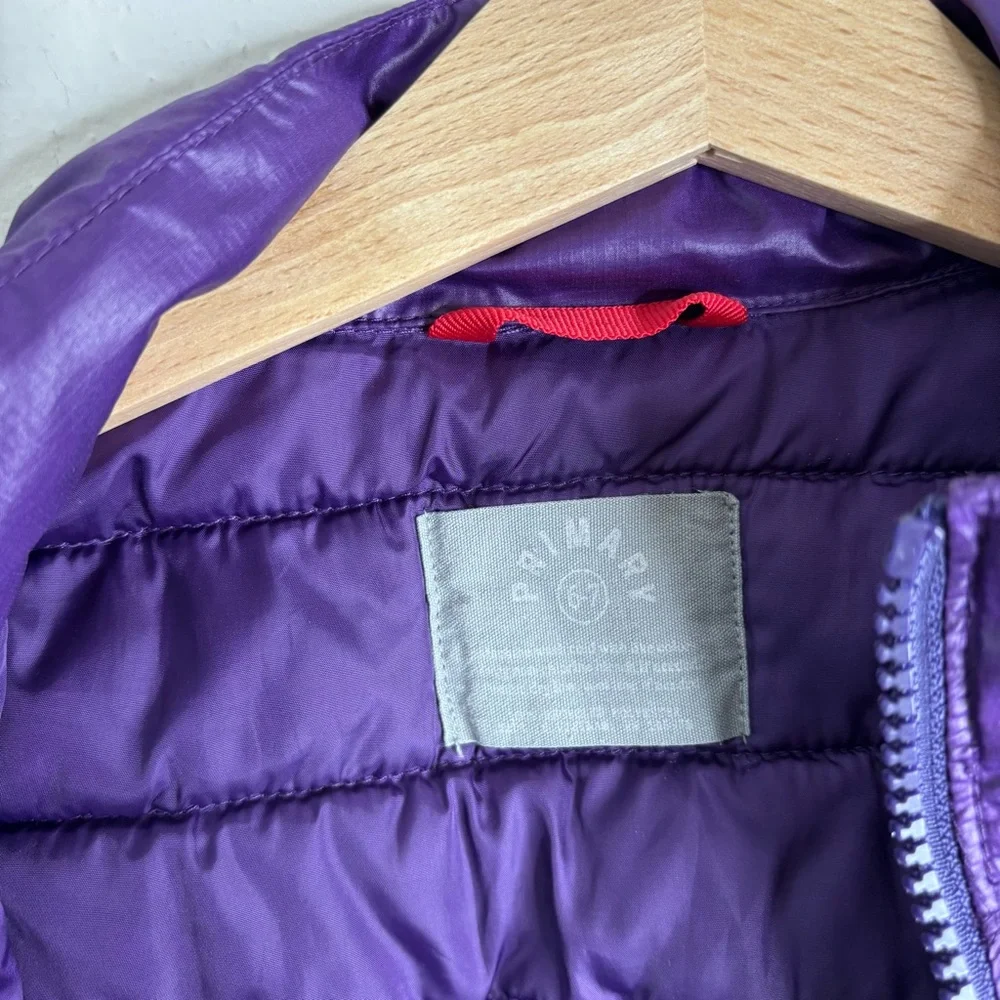 Primary Purple Puffer Vest Size 6-7